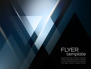 Wall Mural - vector abstract geometric background with triangle