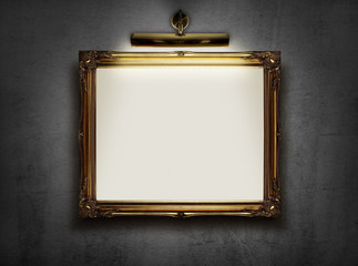 Empty frame on the wall