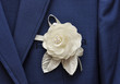 boutonniere for the groom's jacket
