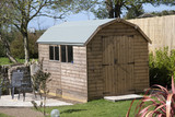 Fototapeta  - Wooden garden shed
