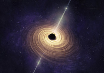 Wall Mural - Black hole