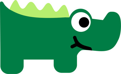 Wall Mural - Crocodile for kids