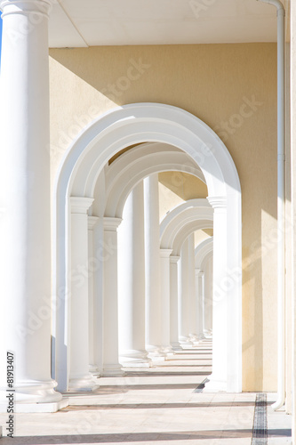 Obraz w ramie Arch columns