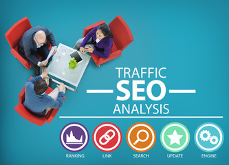 Poster - Search Engine Optimisation Analysis Information Data Concept