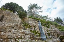 Statue Of The Eze Cactus Garden