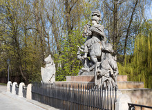 Statue Of King John III Sobieski In Warsaw