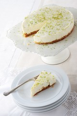 Wall Mural - lime cheese cake key lime pie