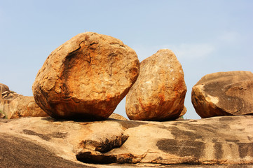 beautiful landscape in Hampi