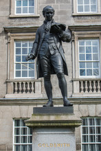 Oliver Goldsmith Statue Trinity College Dublin