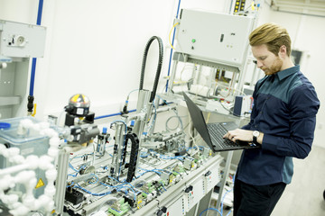 engineer in the factory