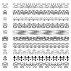 Canvas Print - repeating borders set