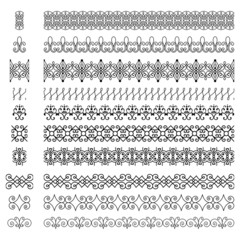 Canvas Print - repeating borders set