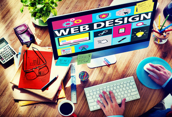 Wall Mural - Web Design Development Style Ideas Interface Concept