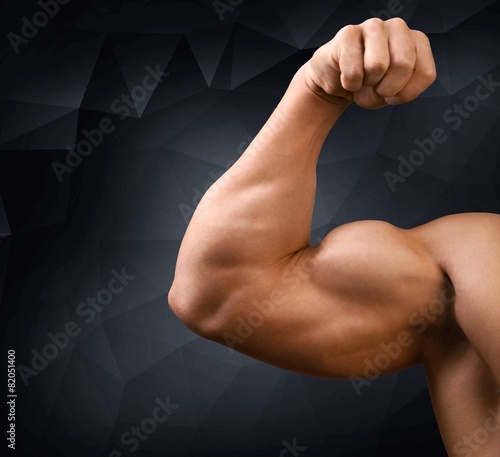 Fotografía Body Building. Body builder bicep