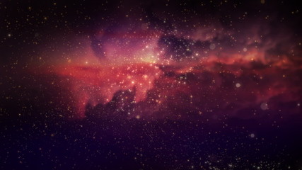 space nebula,universe fly through seamless looped background