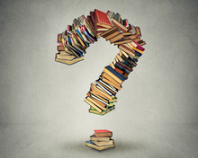 Question Mark Made Of Books Ask Search Answer Concept