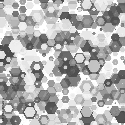 Tapeta ścienna na wymiar Vector abstract 3d hexagonal