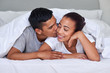 © Daxiao Productions - couple kiss bedroom