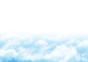 Wall Mural - blue sky and clouds abstract background