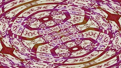 Wall Mural - kaleidoscopic generated seamless loop video