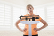© Mike Kemp/Blend Images - Caucasian woman weighing herself