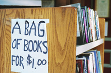 A Bag Of Books For $1.00 Sign In Library