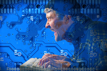 computer hacker stealing your information