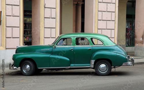 Nowoczesny obraz na płótnie Havana, Cuba Old American Car