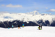 © whatafoto - Winter sport holiday in the Alps