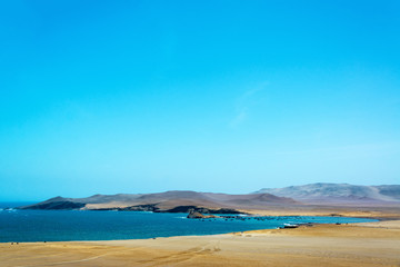 Poster - Desert Landscape and Harbor