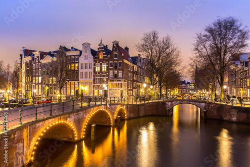 Stampa su Tela  Amsterdam Canals