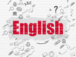 © Maksim Kabakou - Education concept: English on wall background