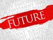 © dizain - Future word cloud, business concept