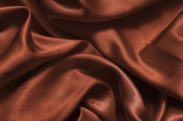 Texture brown satin, silk background