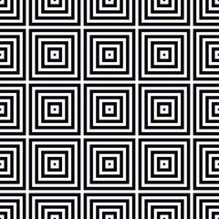 Poster - Pattern with square print, seamlessly repeatable background