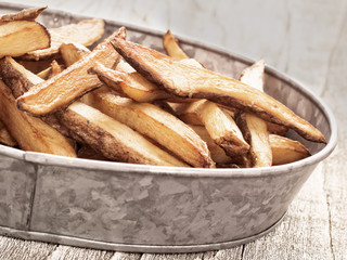 Sticker - rustic natural cut french fries