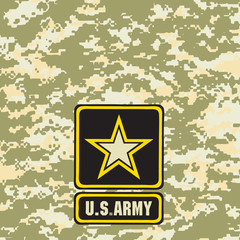 Light green army camouflage background