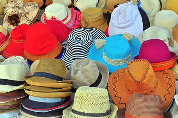 variety of hats