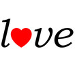 © teracreonte - Icono texto love con corazon