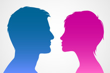 Man And Woman Silhouette