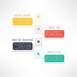 © Mikael Miro - Simple infographic template suitable for business presentations