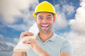 Poster - Composite image of carpenter