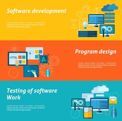 program development banner set