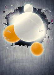 Wall Mural - Ping pong background