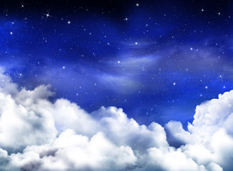 Wall Mural - beautiful background, nightly sky