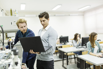 young people in the classroom