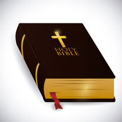 Sticker - Holy bible design.