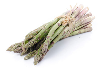 Bunch of fresh green asparagus