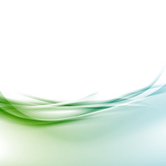Wall Mural - transparent border swoosh smooth wave background