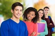 © BillionPhotos.com - African. Group of african university students closeup